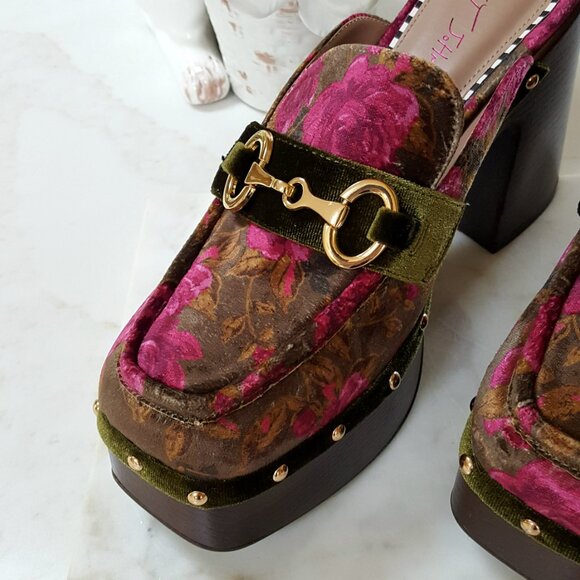 NEW! BETSEY JOHNSON ZUECOS Aydin CLOG SZ 11 - Picture 2 of 9